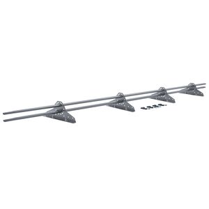 Снегозадержатель NEW трубчатый Grand Line RAL 9006 3м