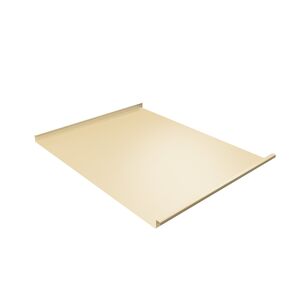 Двойной стоячий фальц Polyester 0,45 RAL 1014 слоновая кость Двойной стоячий фальц Polyester 0,45 RAL 1014 слоновая кость
