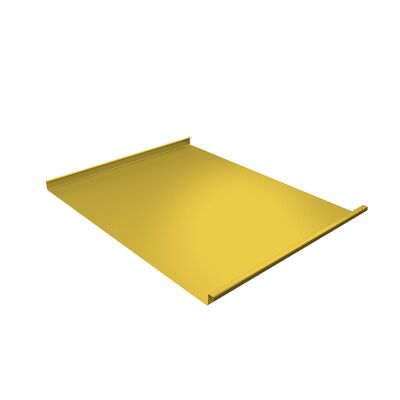 Двойной стоячий фальц Grand Line Polyester 0,45 мм RAL 1018 цинково-желтый