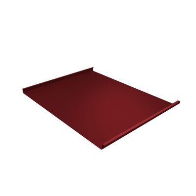 Двойной стоячий фальц Grand Line Satin 0,5 мм RAL 3011 красно-коричневый