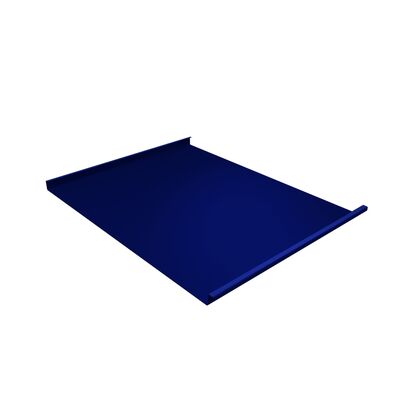 Двойной стоячий фальц Grand Line Polyester 0,45 мм RAL 5002 ультрамариново-синий