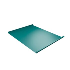 Двойной стоячий фальц Polyester 0,45 RAL 5021 водная синь