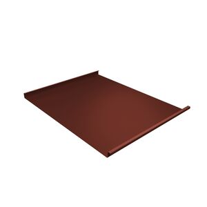 Двойной стоячий фальц PurLite Matt 0,5 RAL 8004 терракота Двойной стоячий фальц PurLite Matt 0,5 RAL 8004 терракота