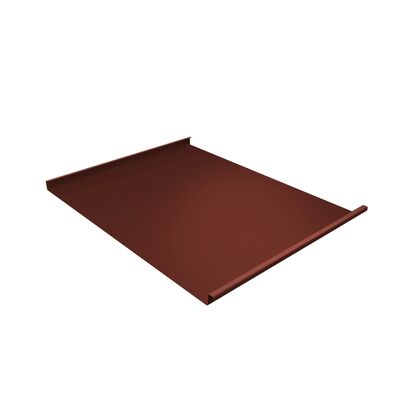 Двойной стоячий фальц Grand Line GreenCoat Pural Matt BT 0,5 мм RR750 терракотовый