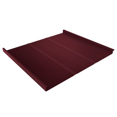 Двойной стоячий фальц Line Grand Line Drap 0,45 мм RAL 3005 красное вино