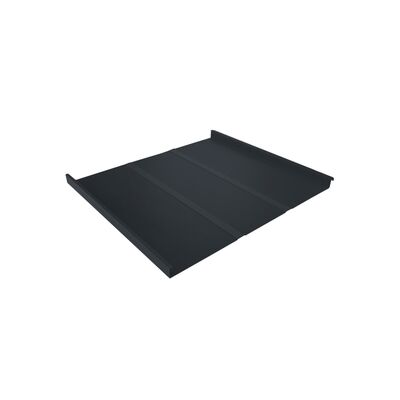 Двойной стоячий фальц Line Grand Line GreenCoat Pural Matt BT 0,5 мм RR 23 темно-серый