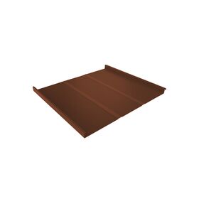 Двойной стоячий фальц Line GreenCoat Pural Matt BT 0,5 RR750 терракотовый