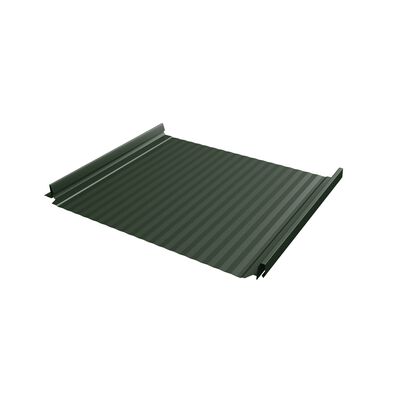 Кликфальц Pro Gofr Grand Line Velur 0,5 мм RAL 6020 хромовая зелень