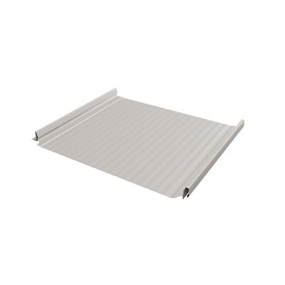 Кликфальц Pro Gofr Grand Line GreenCoat Pural Matt BT 0,5 мм RAL 7040 светло-серый