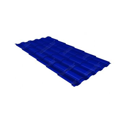 Металлочерепица Grand Line Kredo Polyester 0,45 мм RAL 5002 ультрамариново-синий