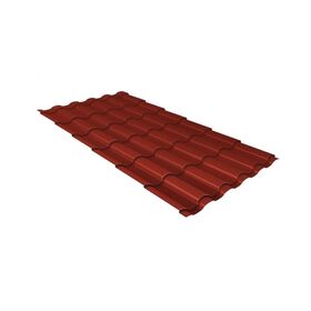 Металлочерепица Kredo GreenCoat Pural Matt BT 0,5 RR 29 красный
