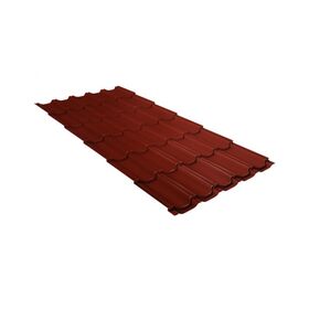 Металлочерепица Kvinta Plus GreenCoat Pural Matt BT 0,5 RR 29 красный