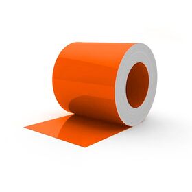 Металлический лист в рулоне Polyester 0,45 RAL 2004 оранжевый