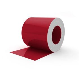 Металлический лист в рулоне Polyester 0,45 RAL 3003 рубиново красный