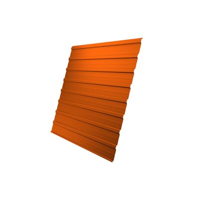 Профлист С 10 тип А Grand Line Polyester 0,45 мм RAL 2004 оранжевый в размер