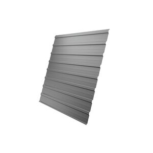 Профлист С 10 тип А Polyester 0,45 RAL 9006 бело-алюминиевый Профлист С 10 тип А Polyester 0,45 RAL 9006 бело-алюминиевый