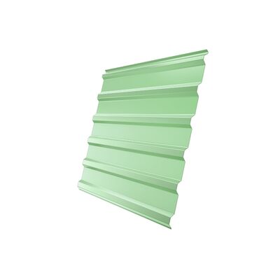 Профлист С 20 тип R Grand Line Polyester 0,45 мм RAL 6019 бело-зеленый в размер