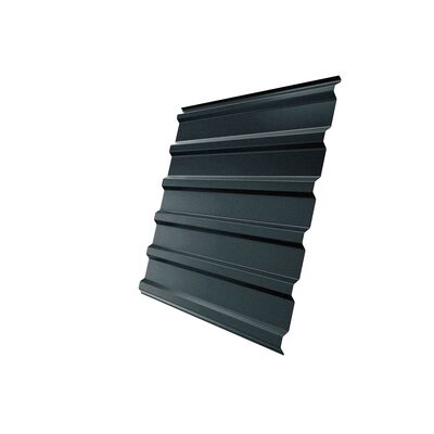 Профлист С 20 тип R Grand Line GreenCoat Pural Matt BT 0,5 мм RAL 7016 серый антрацит в размер