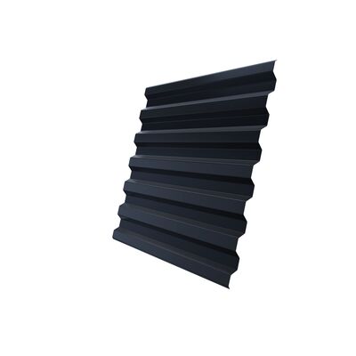 Профлист С 21 Grand Line Satin 0,5 мм RAL 7024 мокрый асфальт в размер