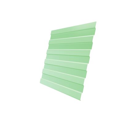 Профлист С 8 Grand Line Polyester 0,45 мм RAL 6019 бело-зеленый в размер