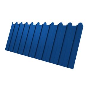 Профлист С 8 фигурный Satin 0,5 RAL 5005 сигнально-синий Профлист С 8 фигурный Satin 0,5 RAL 5005 сигнально-синий