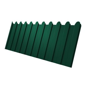 Профлист С 8 фигурный Polyester двусторонний 0,45 RAL 6005 зеленый мох