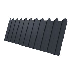 Профлист С 8 фигурный Polyester 0,45 RAL 7024 мокрый асфальт