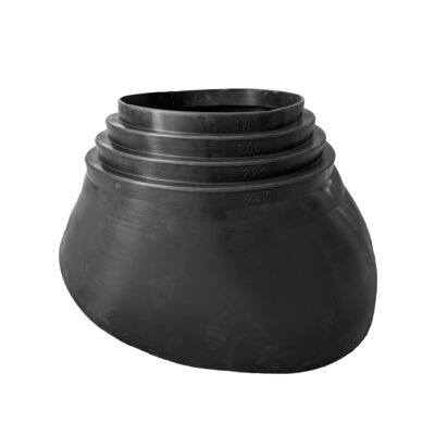 Купить XL- резиновый ворот 175 - 250 мм черный цена