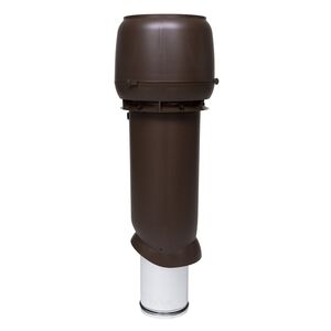 Выход вытяжки 160х225х700 ИЗ коричневый с колпаком
