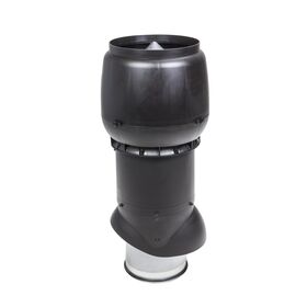 Выход вытяжки XL 250х300х700 ИЗ черный с колпаком