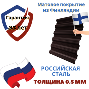 Профнастил НС 35 Satin Matt 0.5